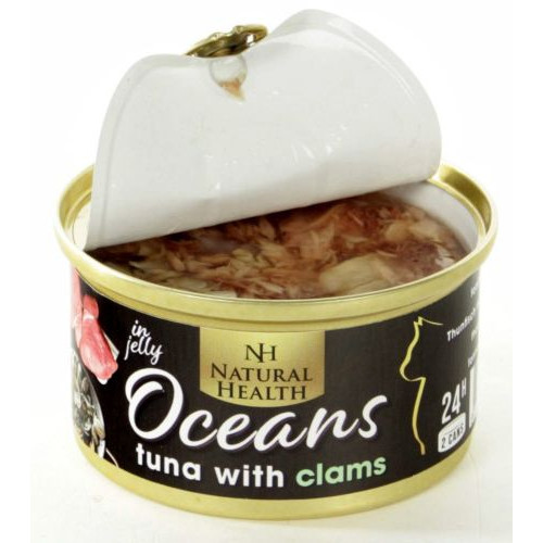 Natural Health Cat Oceans Tuna & Clams 85 gram